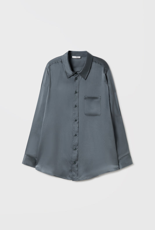 Chemise Boyfriend Ardoise