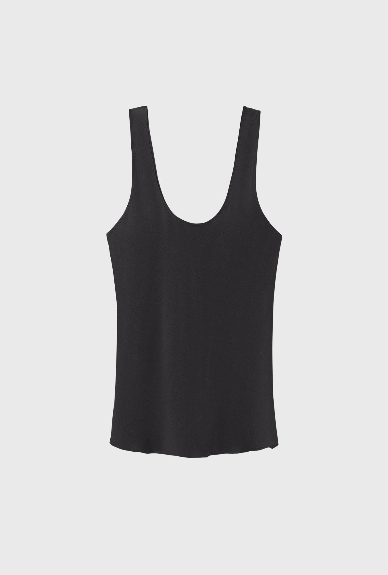 Scoop Neck Tank Black