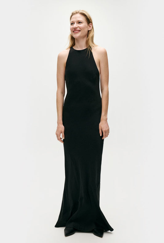 High Low Dress Black