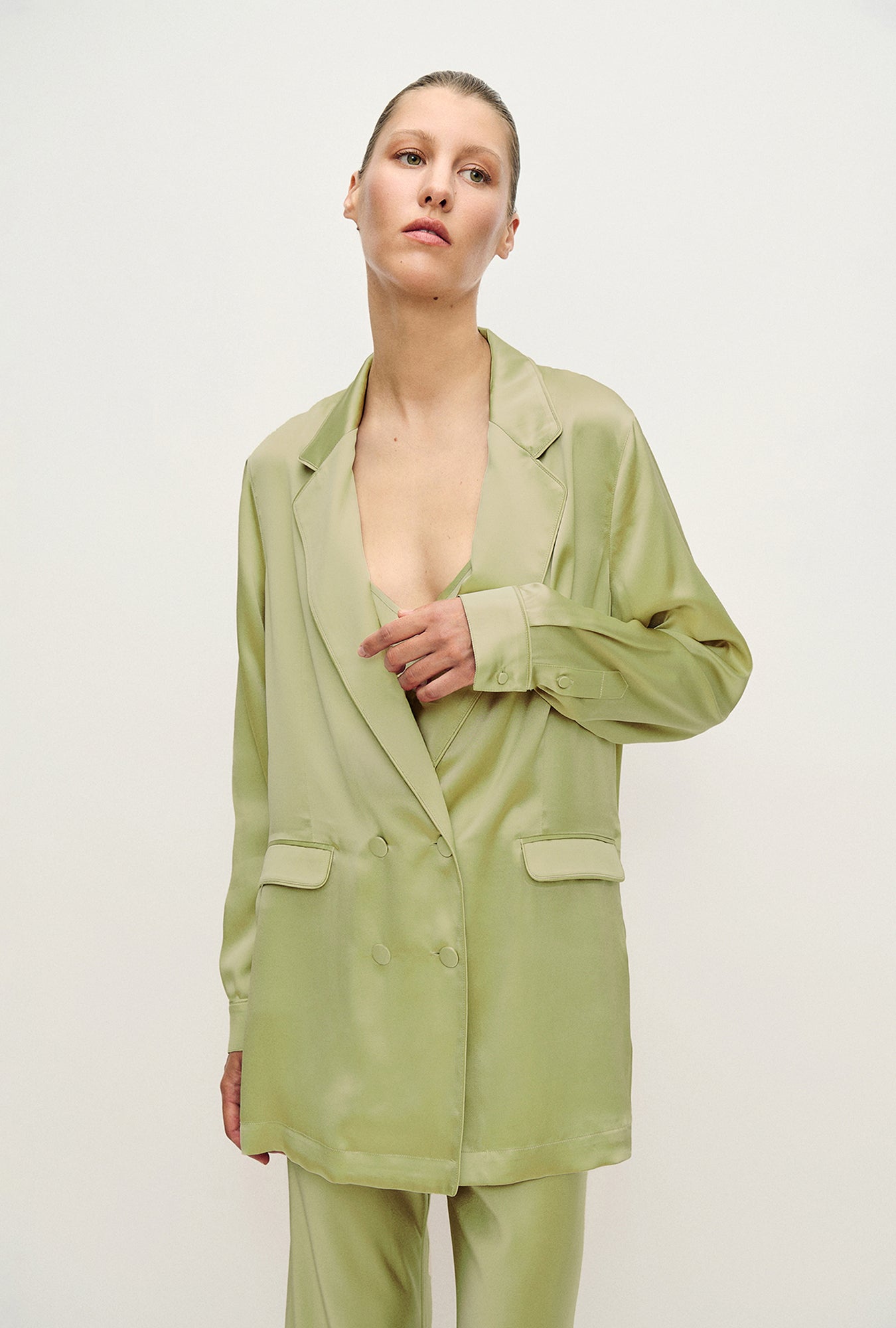 Relaxed Blazer Sage