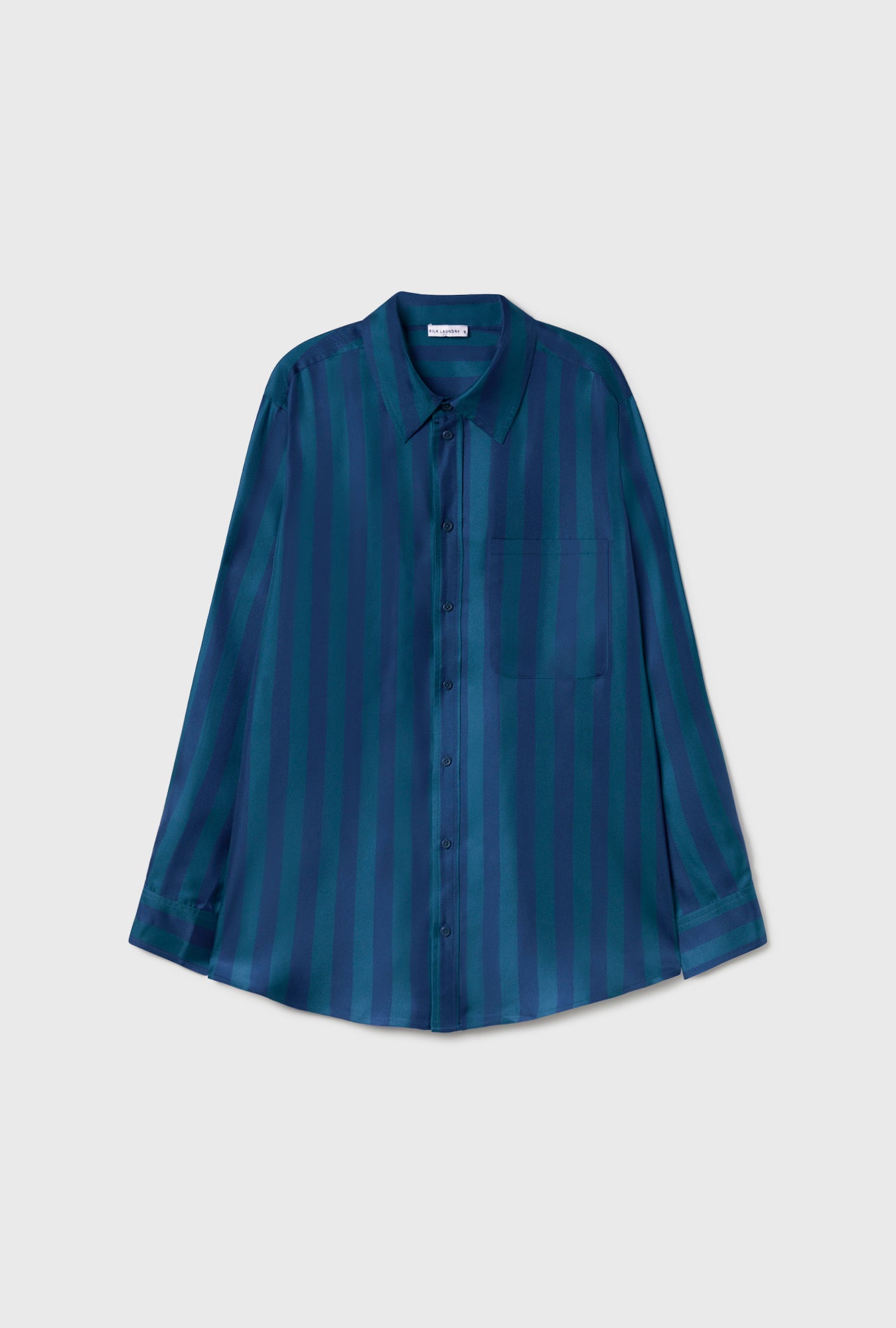 Twill Boyfriend Shirt Blue Depths