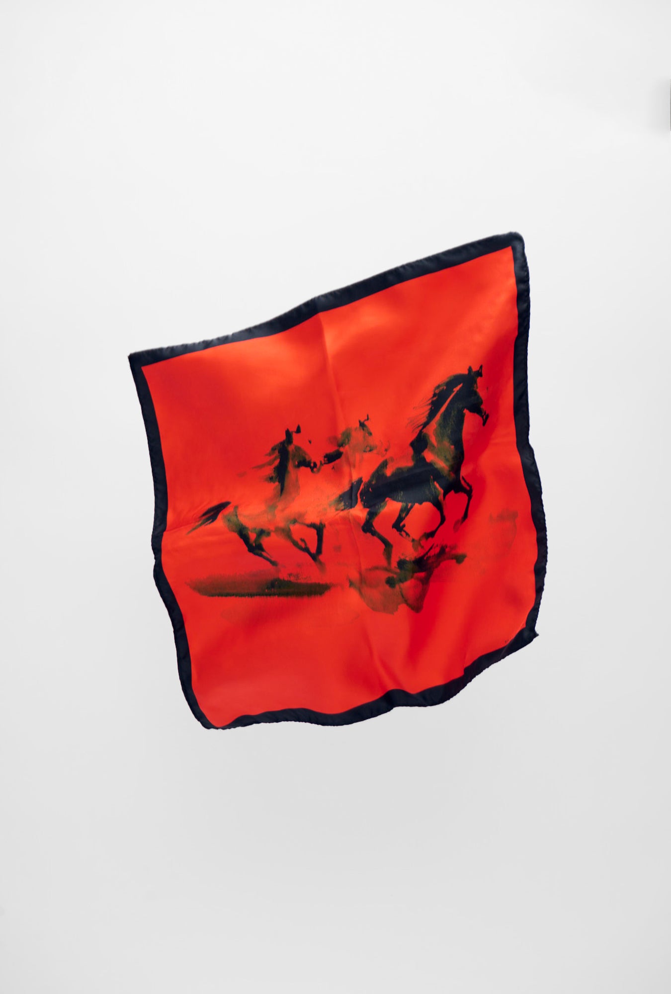 Foulard en twill Année du Cheval