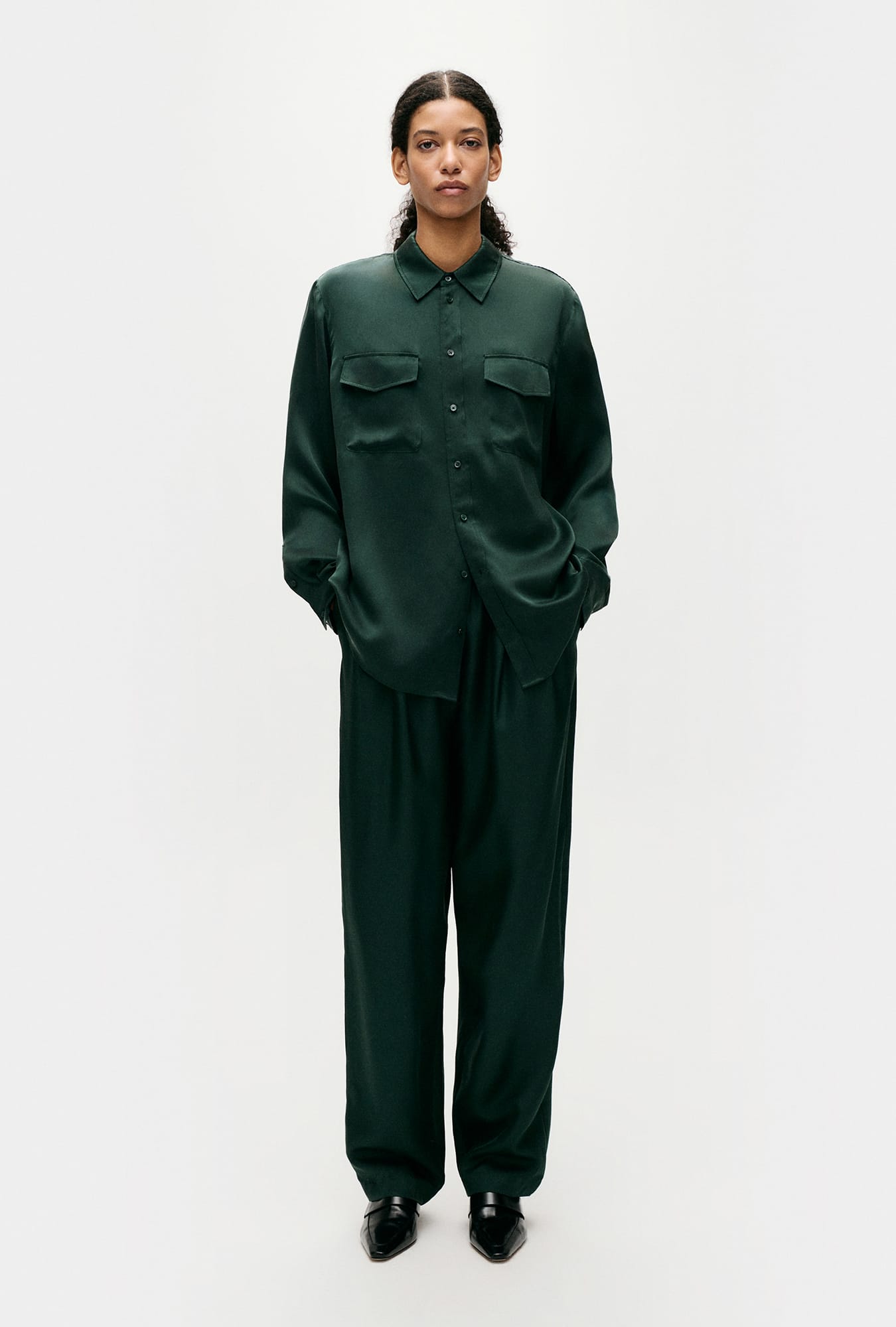 Chemise "Boyfriend" Scarabée