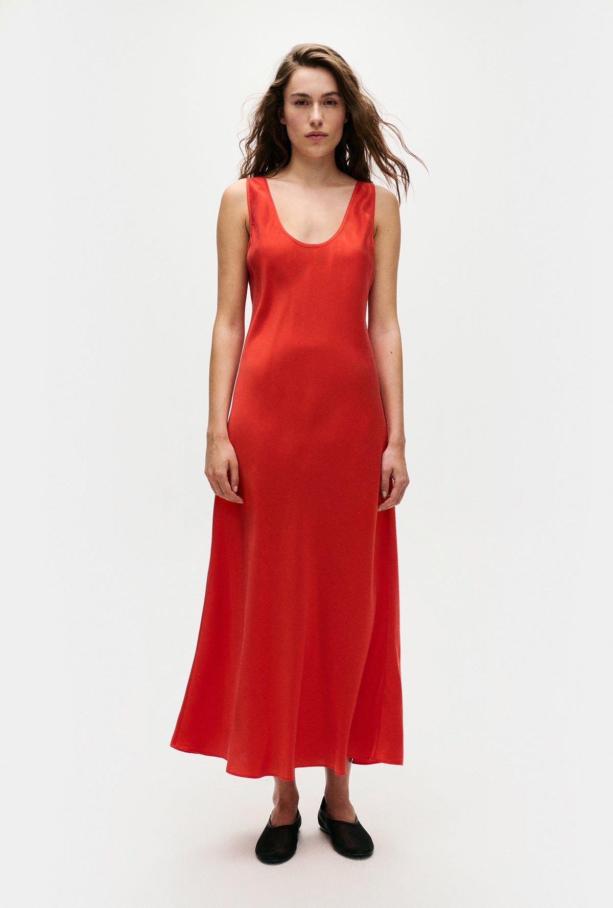 Robe col rond Géranium