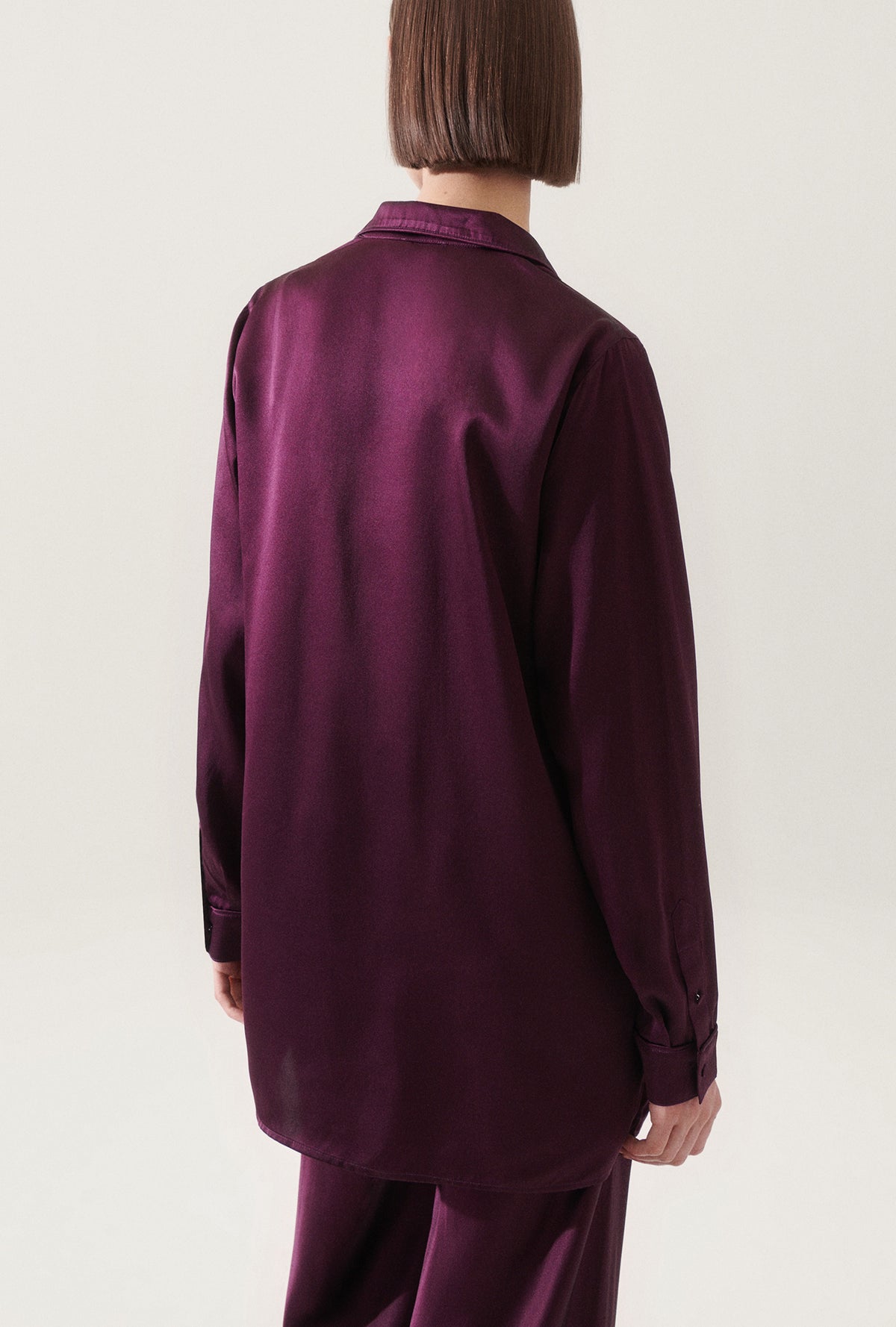 Blazer décontracté prune sanguine