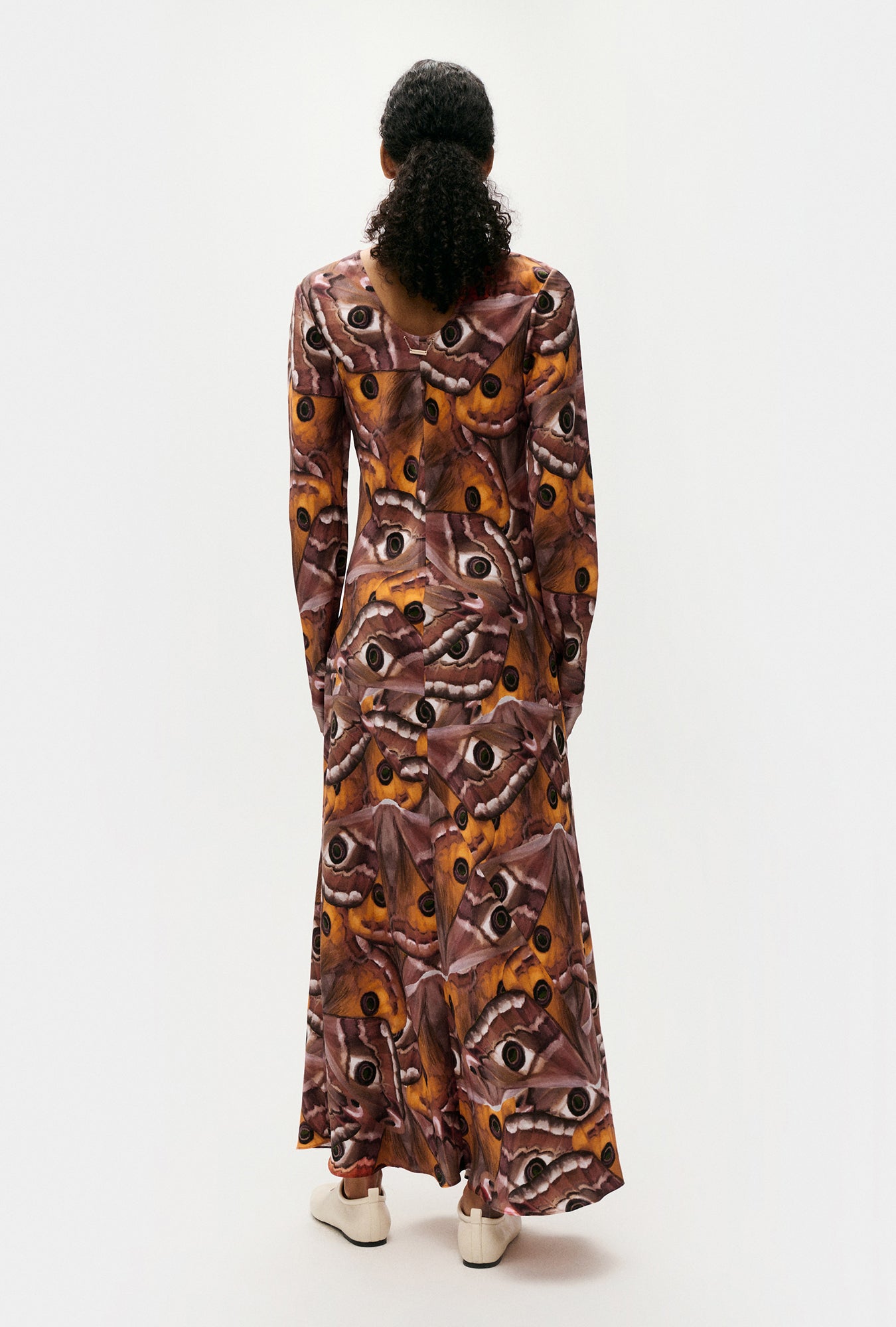 Robe biais manches longues Wingspan