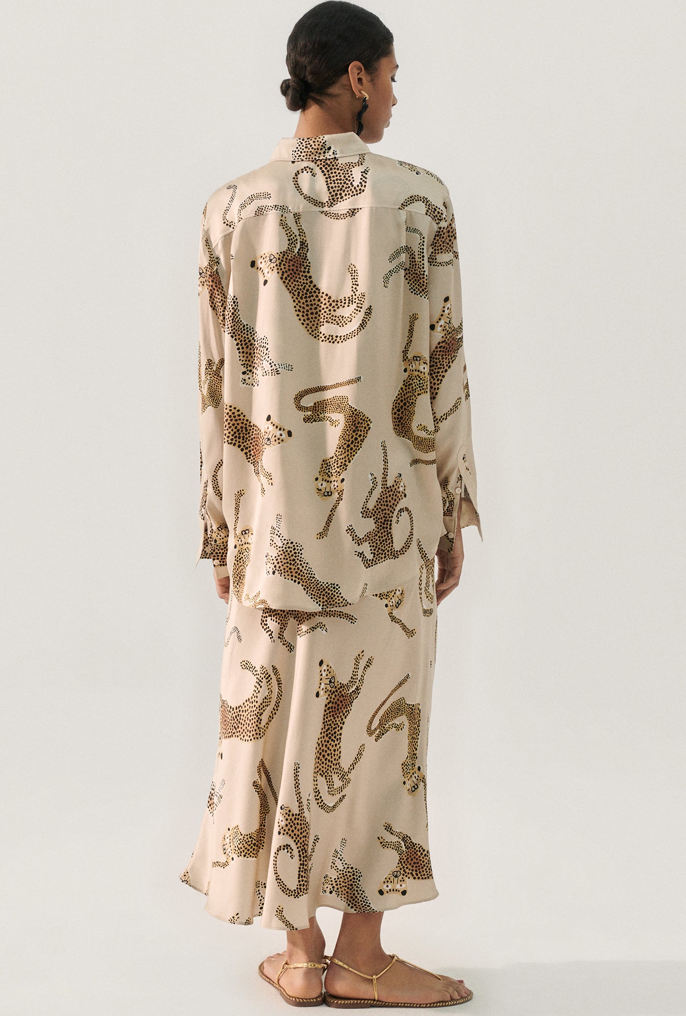 Chemise de petit ami Jaguars Noisette
