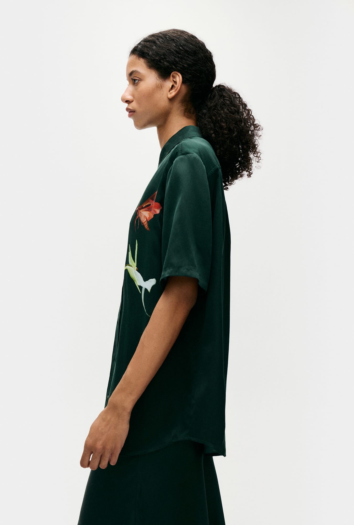 Chemise Boyfriend Manches Courtes Symbiotique