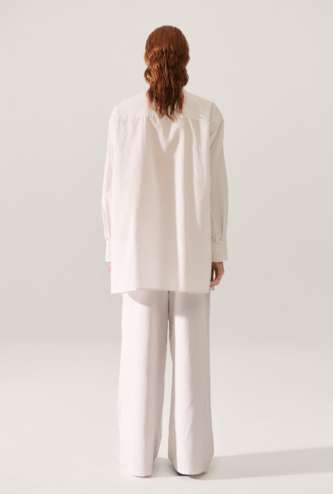 CHEMISE DU MATIN EN COTON ET SOIE DUST 