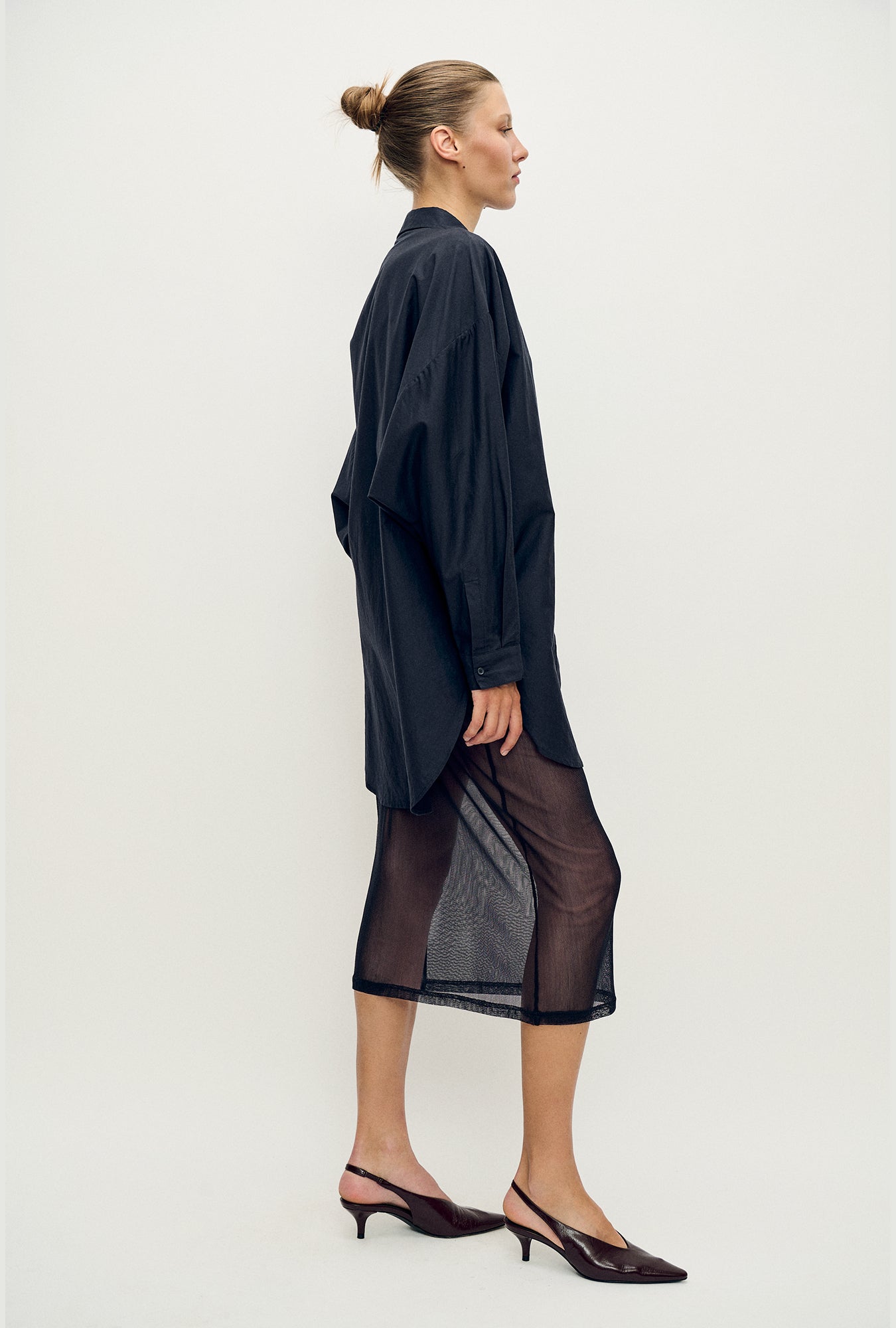Jupe en maille noire