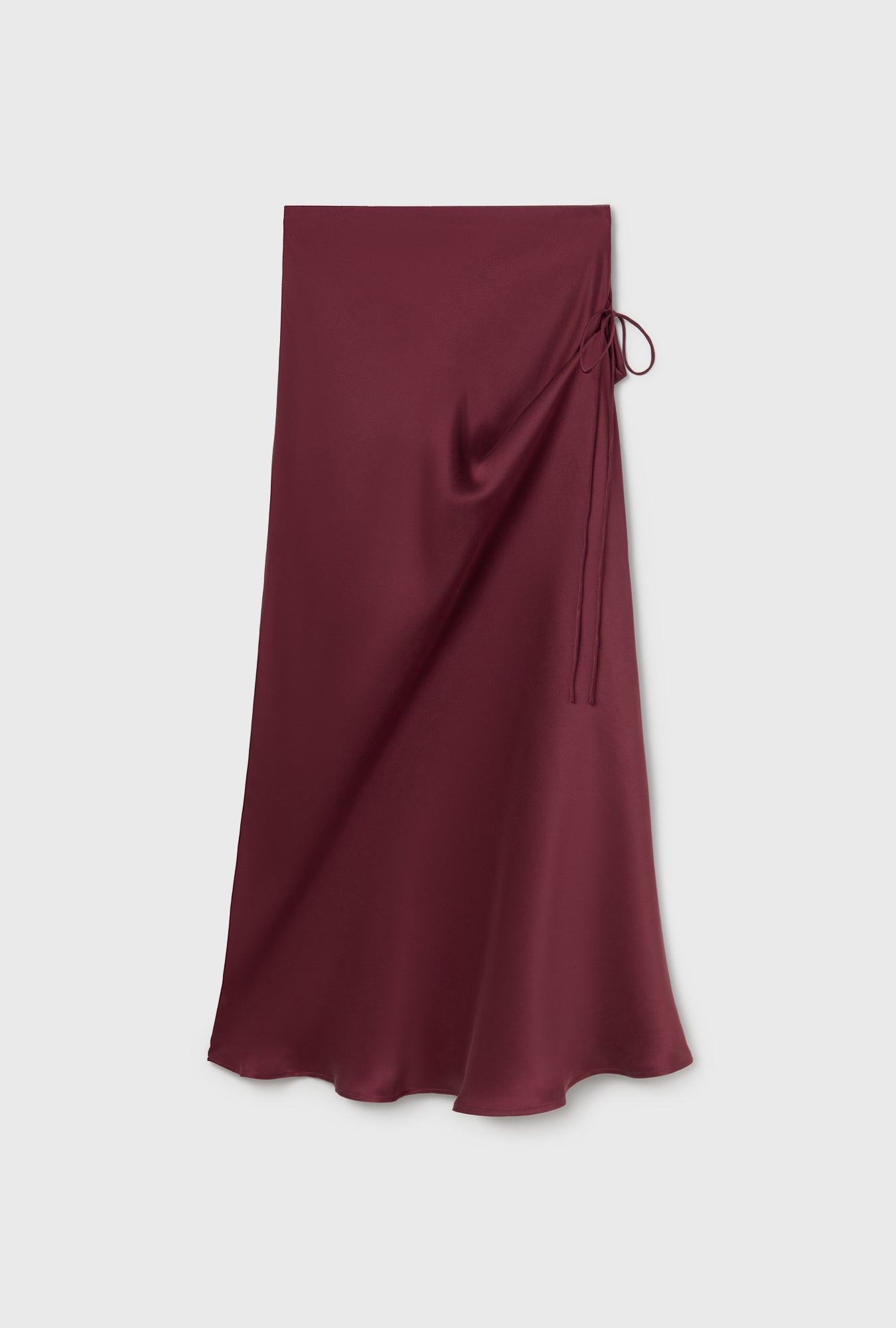 Long Bias Cut Skirt Deadleaf