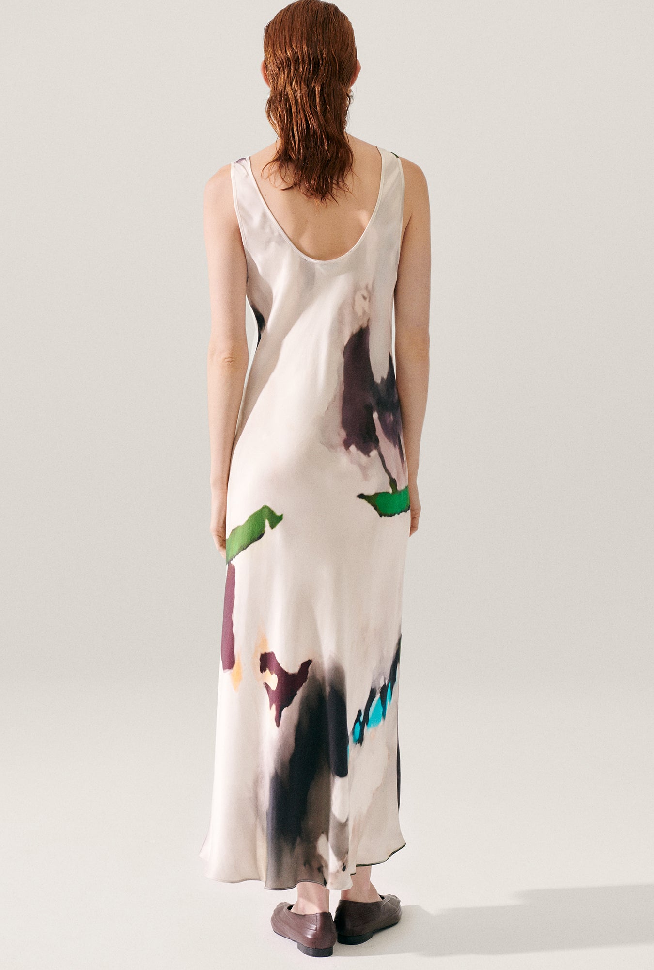 Robe col dégagé Phosphate