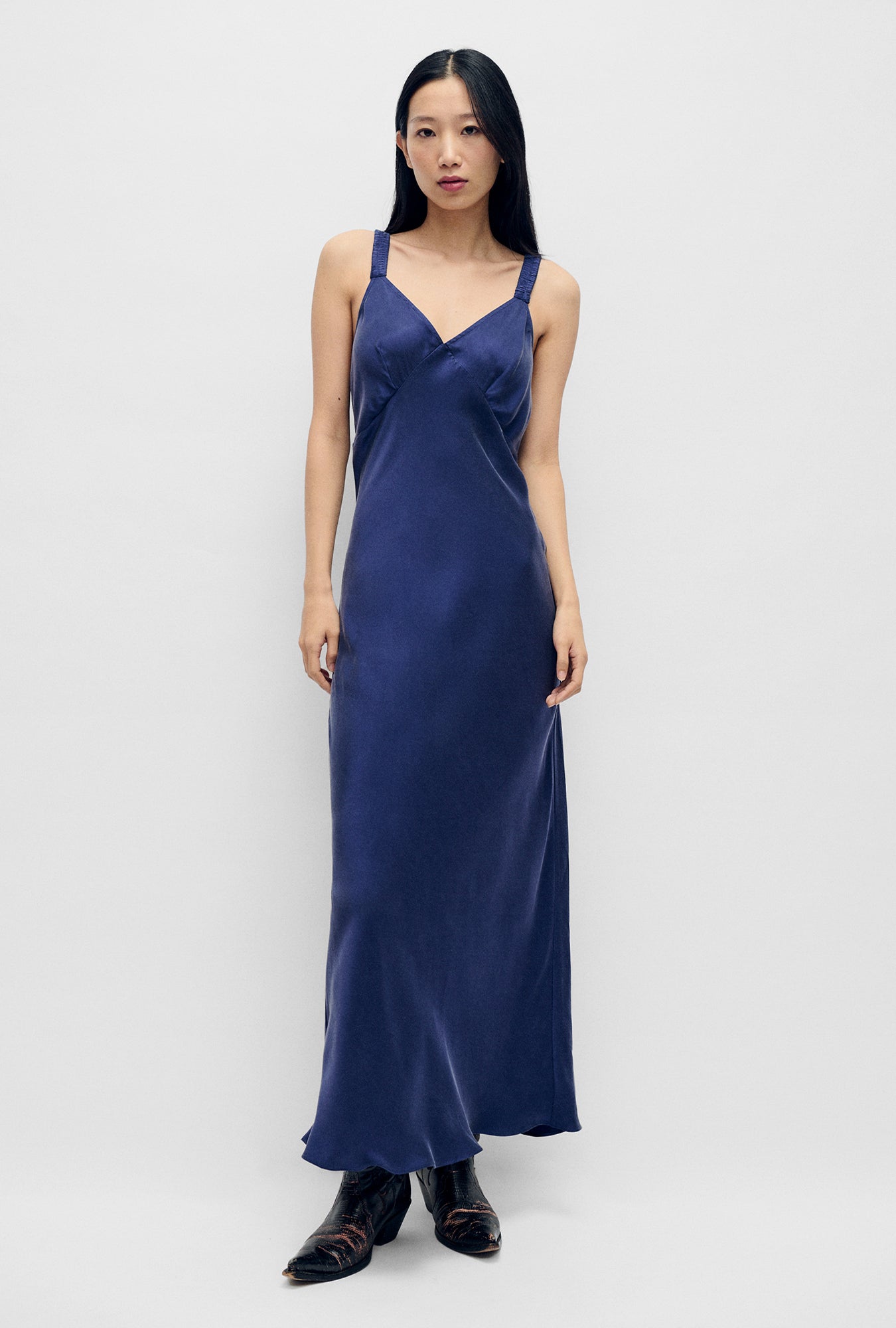 Robe Déco Froncée Pluie Pourpre