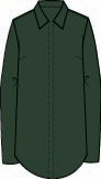 Chemise coupe en biais cèdre