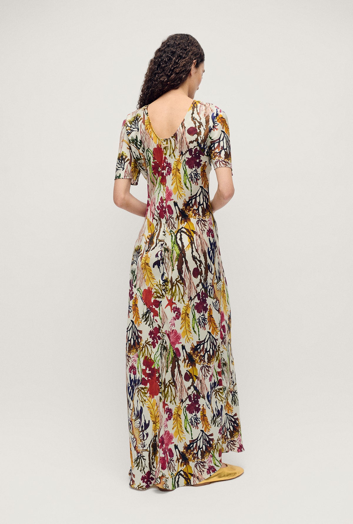 Robe biais manches courtes Planktonic