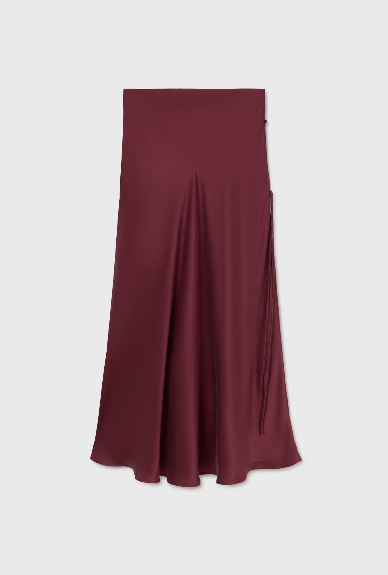 Long Bias Cut Skirt Deadleaf