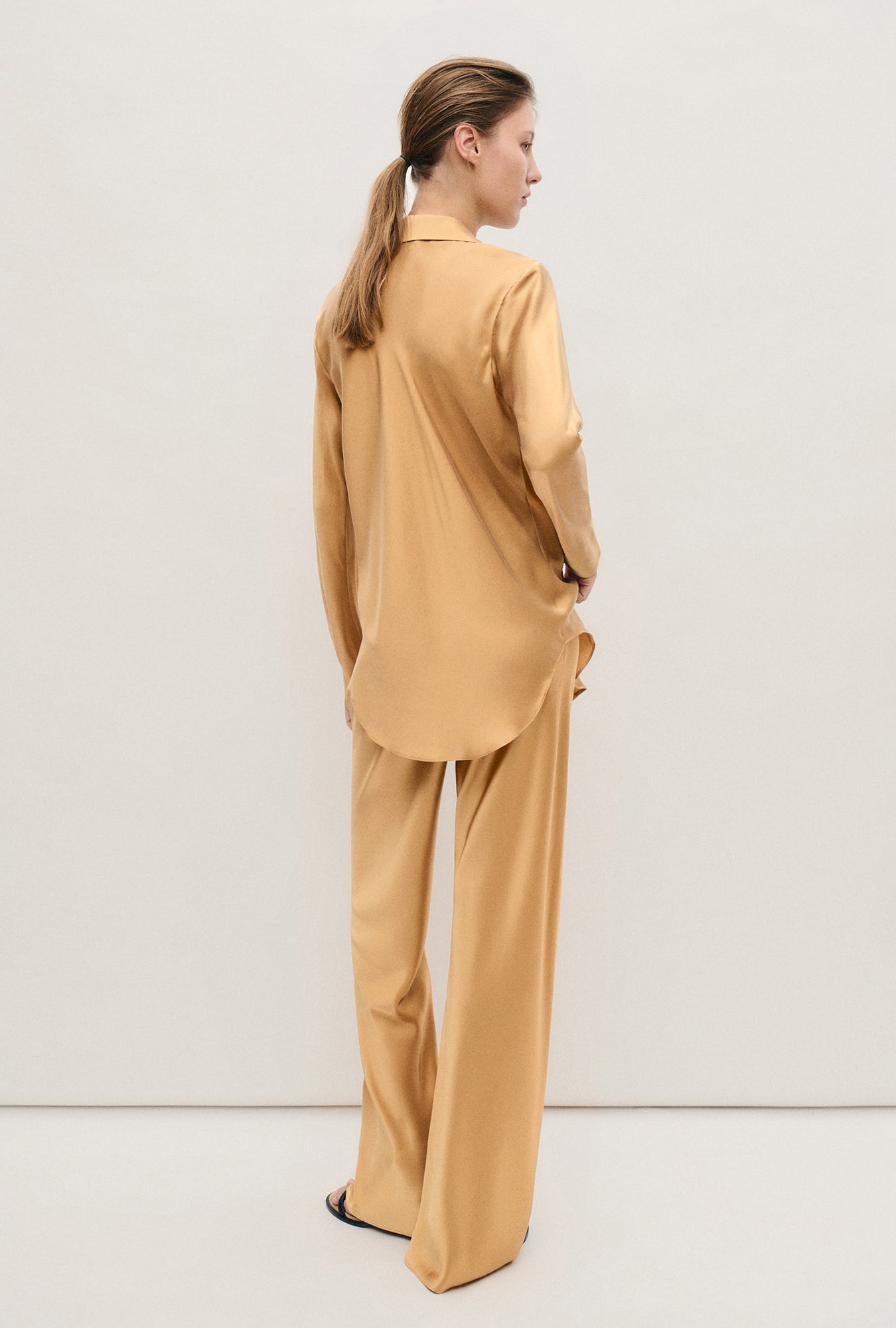 Pantalon en biais Coquillage