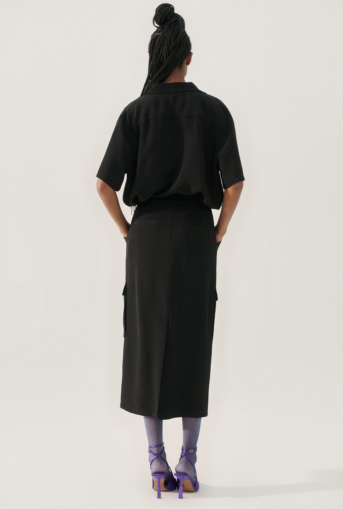 Jupe longue noire CDC