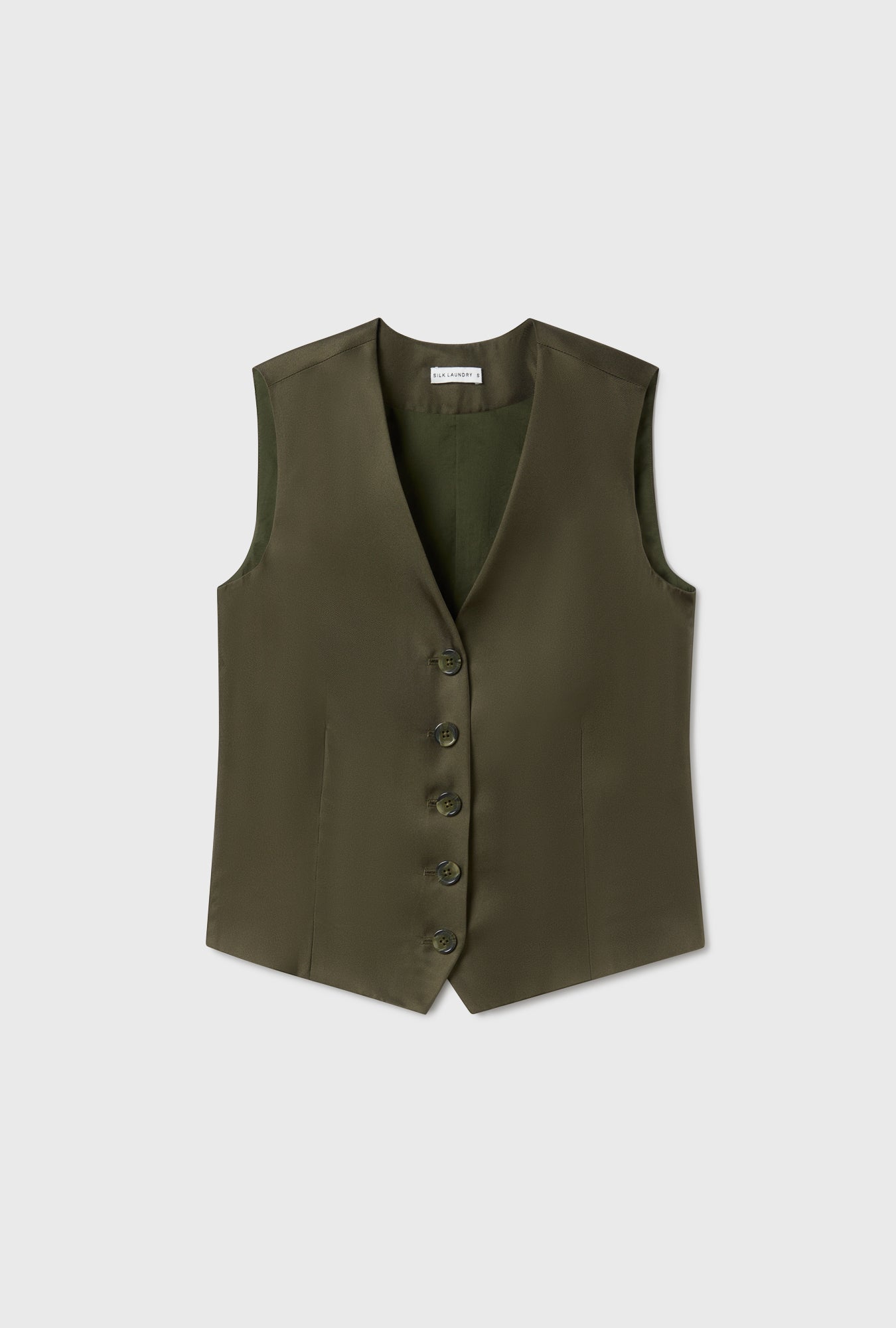 Twill Vest Pine
