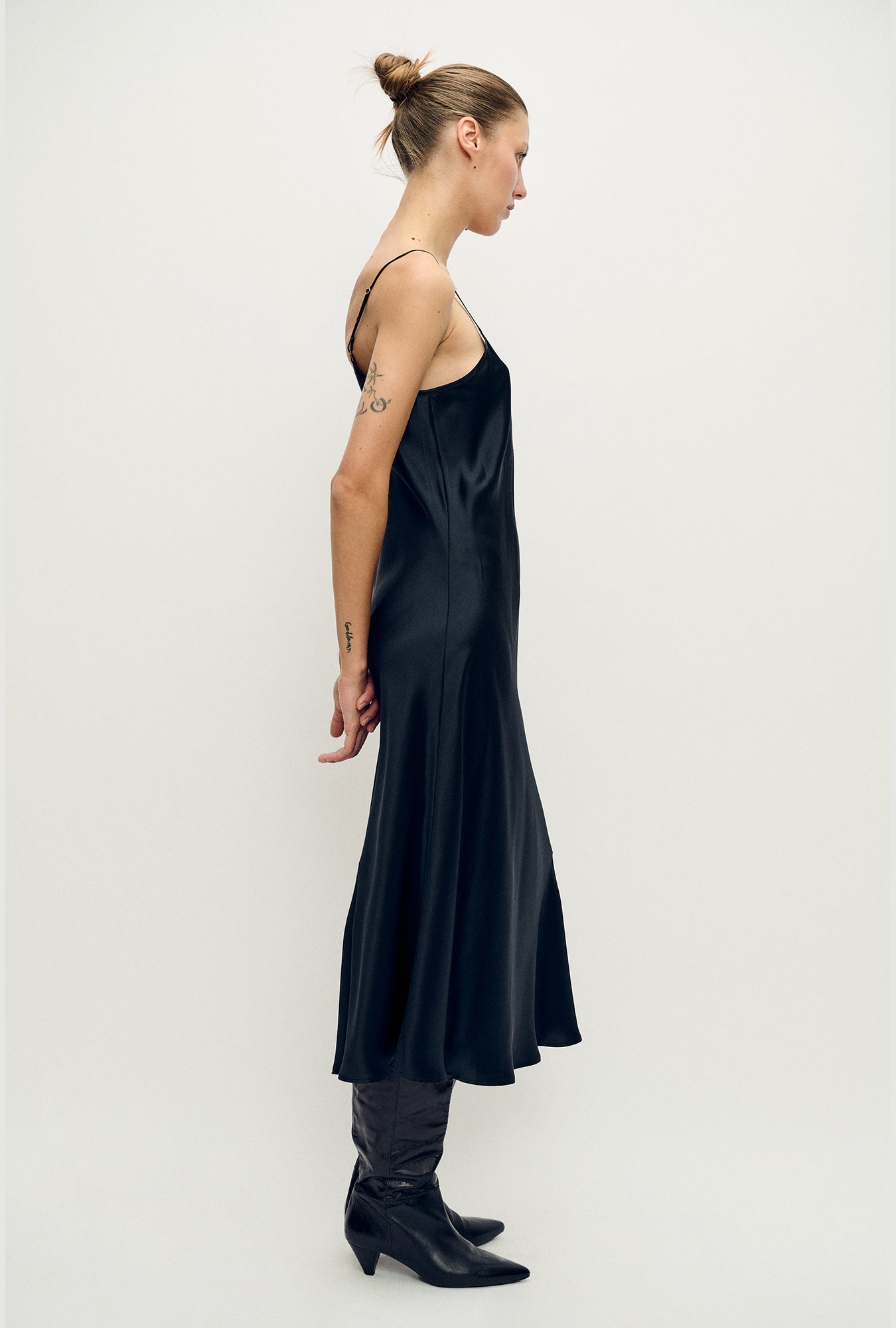 Robe Caraco Noire Années 90