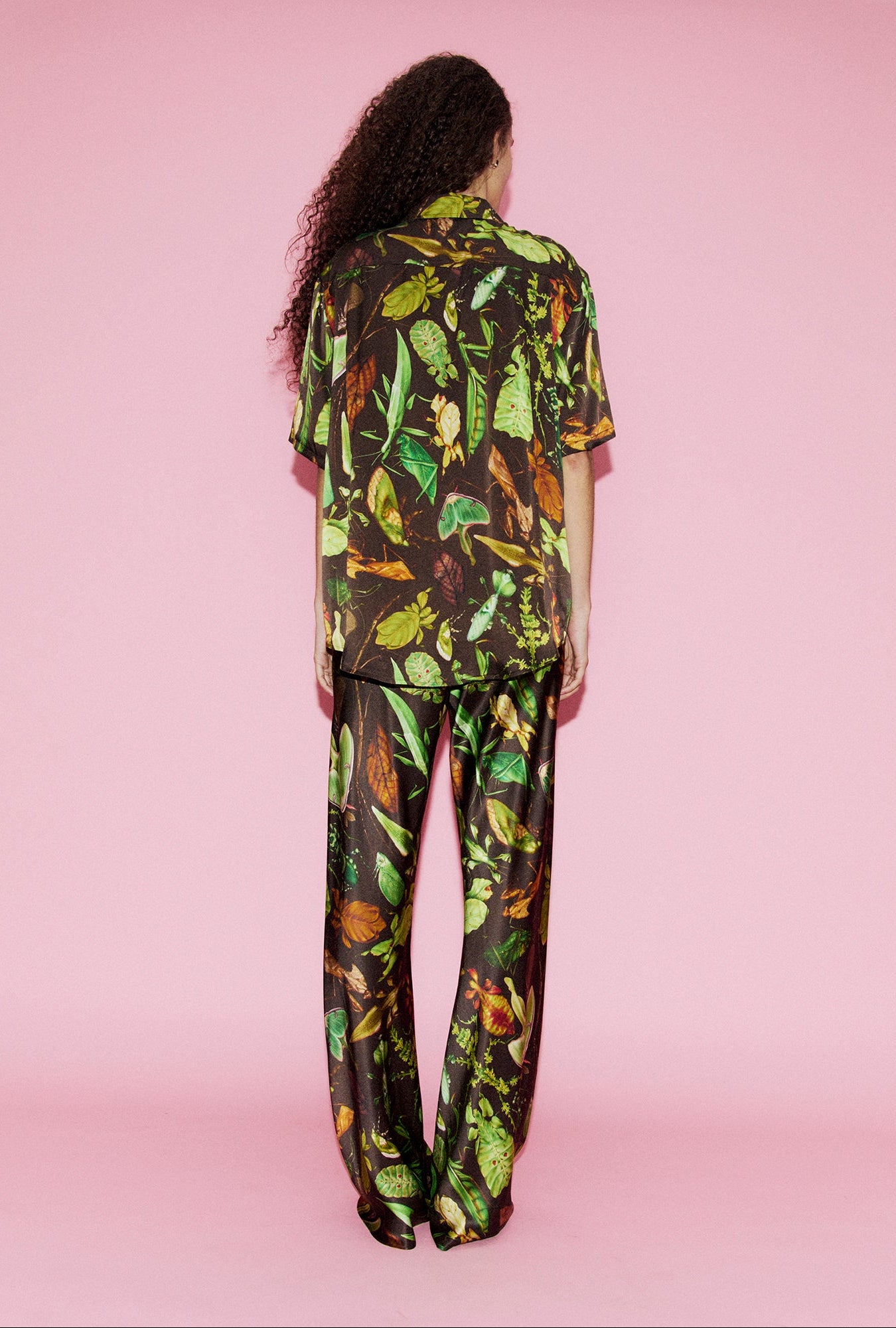 Short Sleeve Boyfriend Shirt Bug Camo