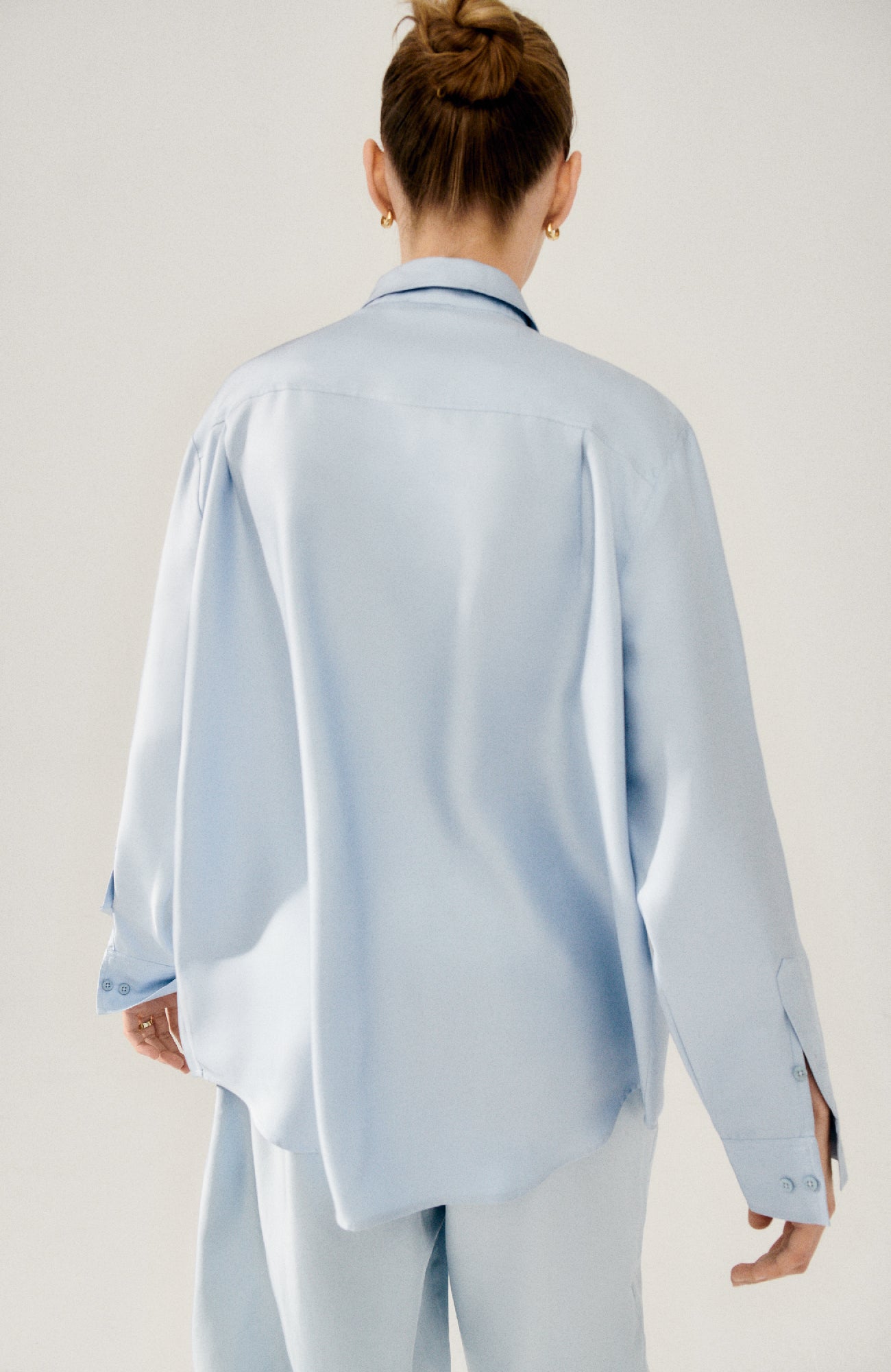 Chemise Boyfriend Twill Ciel