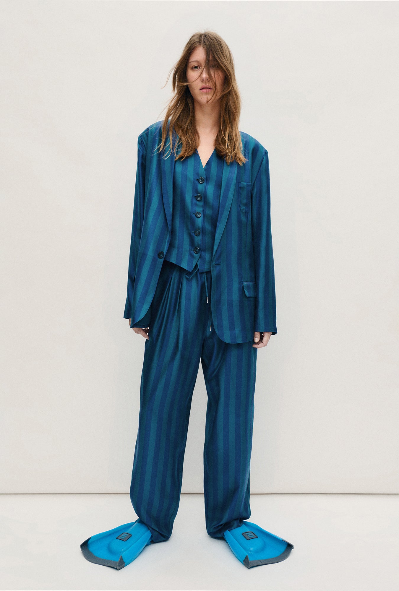 Blazer Miami en sergé Bleu profond