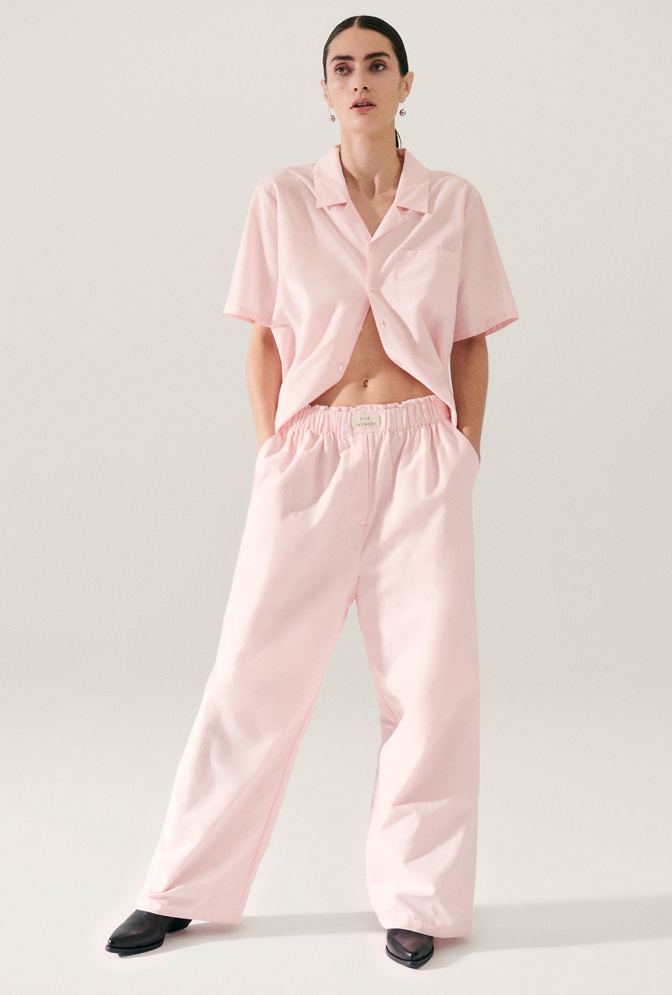 Chemise décontractée en coton et soie Hydrogène