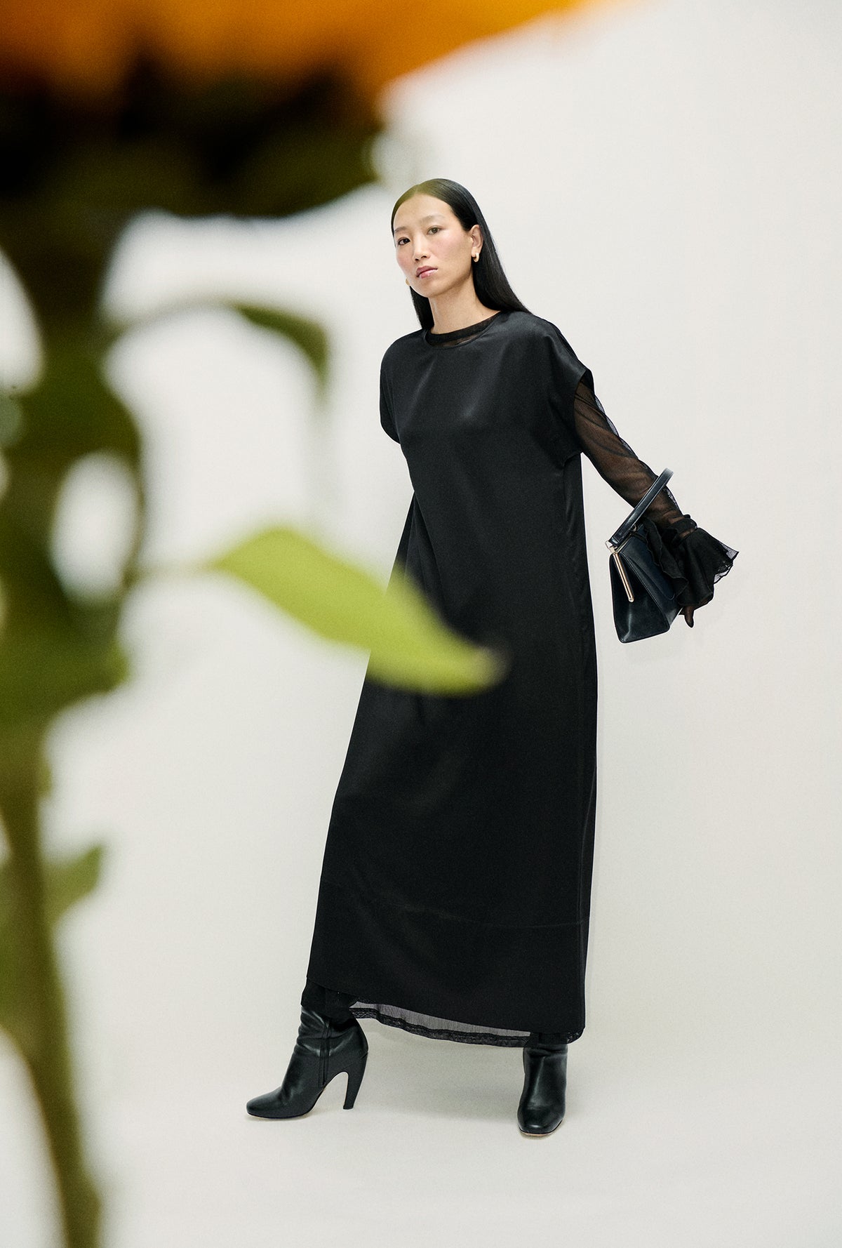 Robe colonne noire