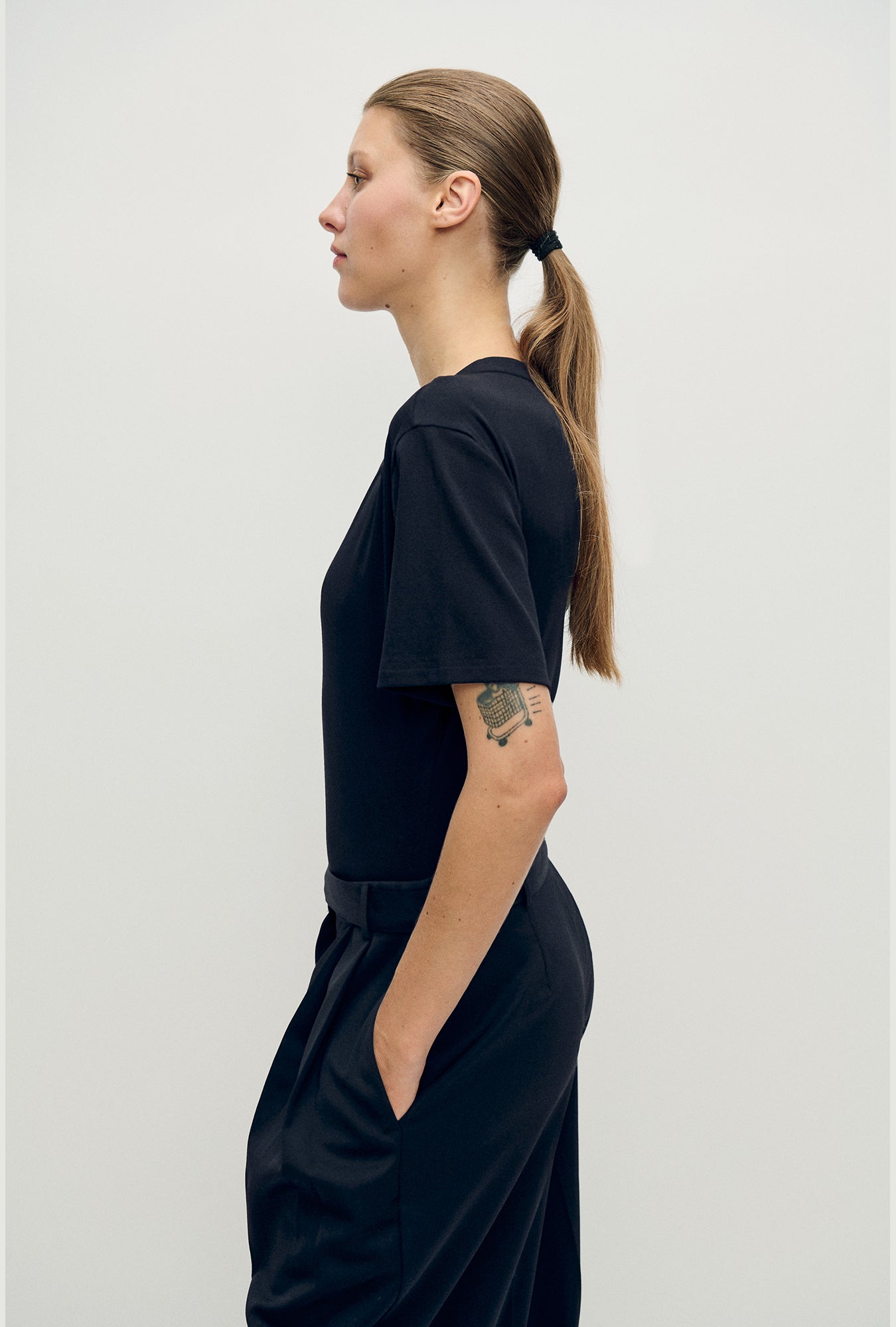 Bodysuit Tee Black