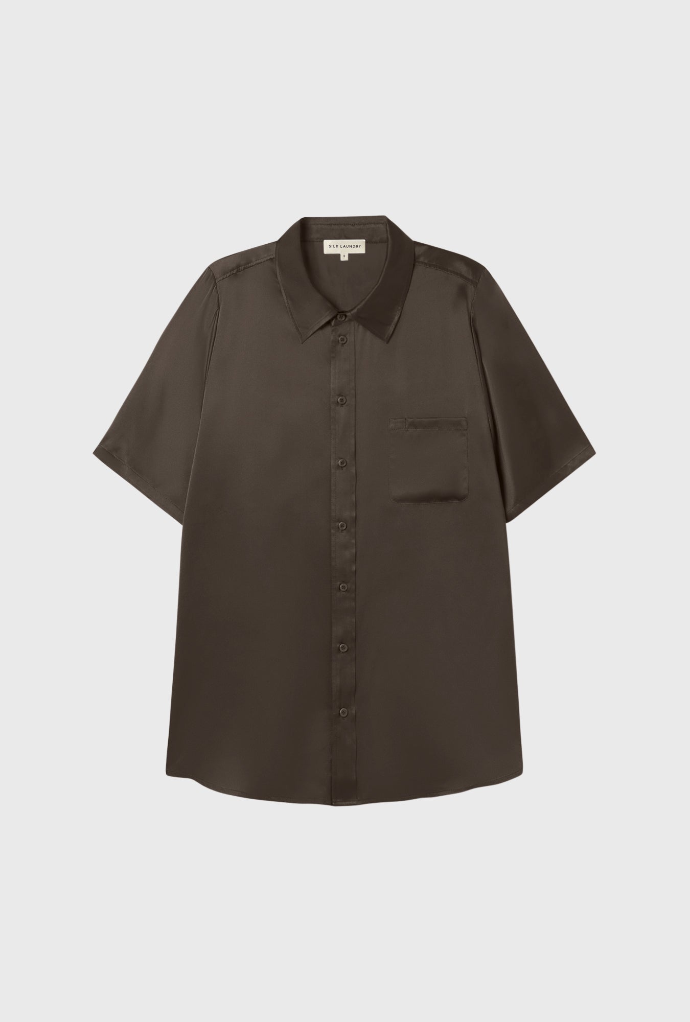 Short Sleeve Boyfriend Shirt Mantis