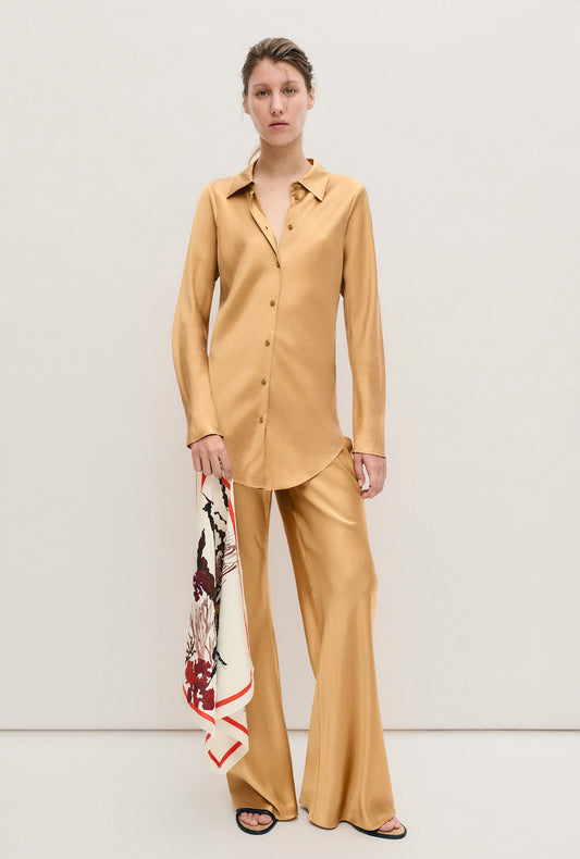 Pantalon en biais Coquillage