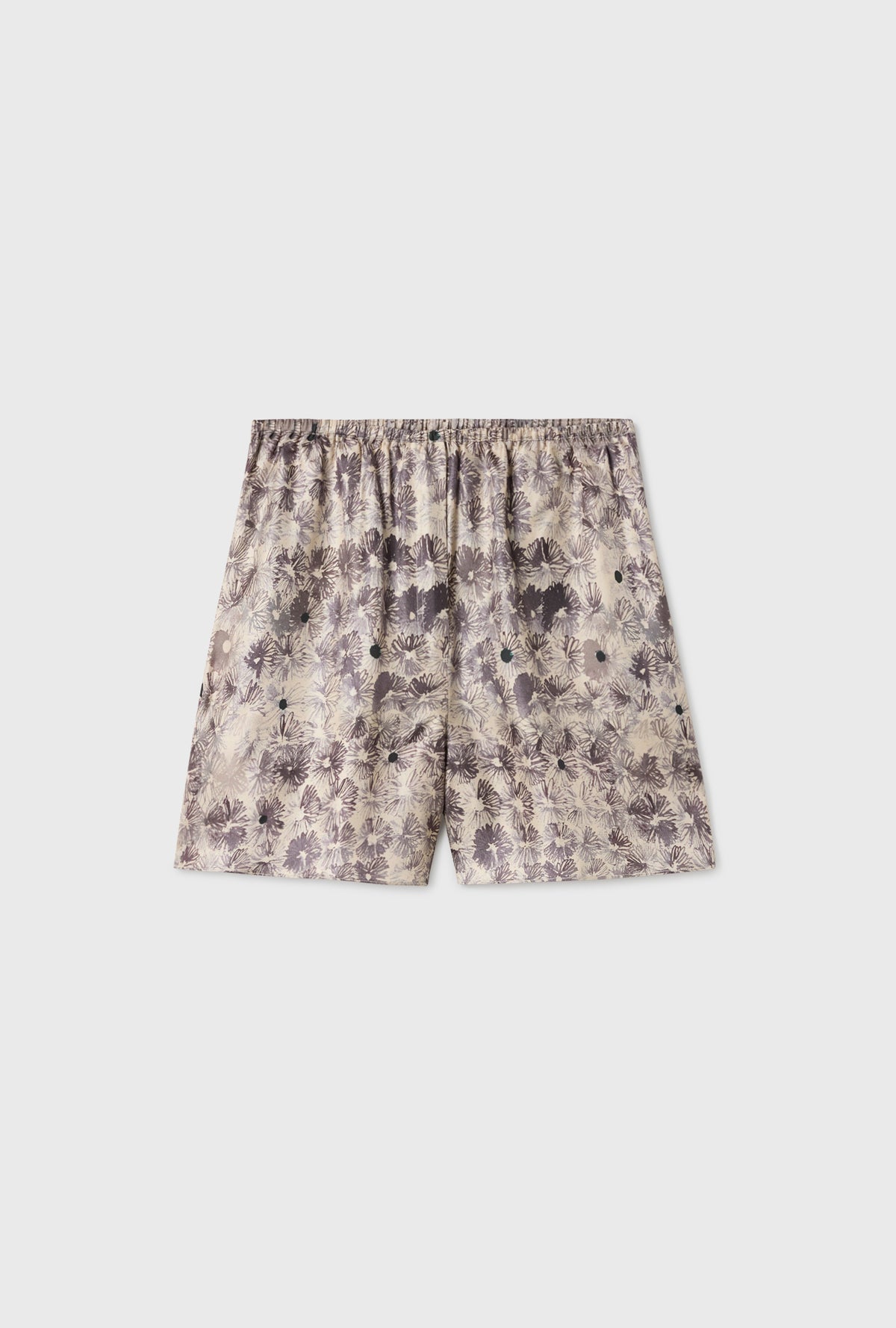 Short Twill Racer Fleuri Aster