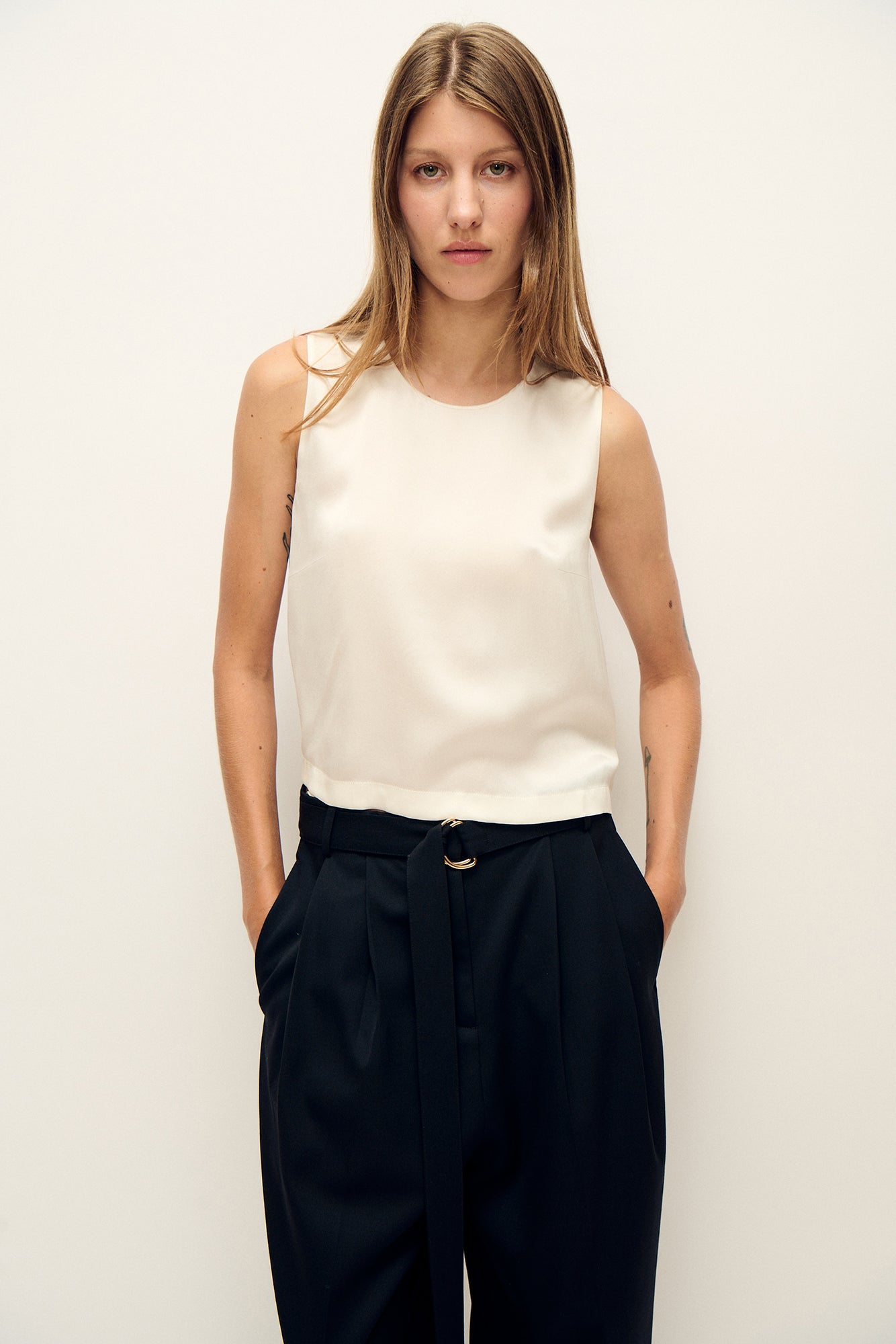 Elena Top White