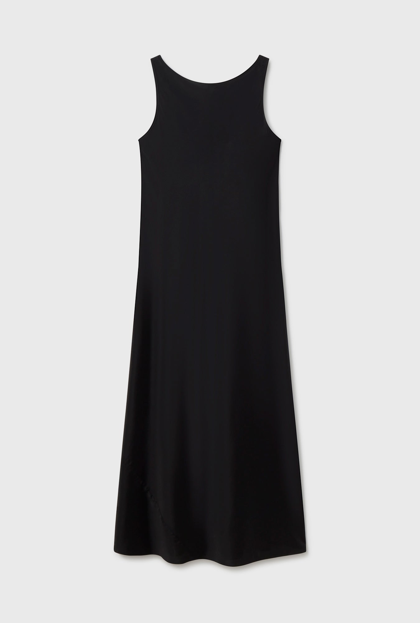 Robe Habotai décolleté plongeant dos noir