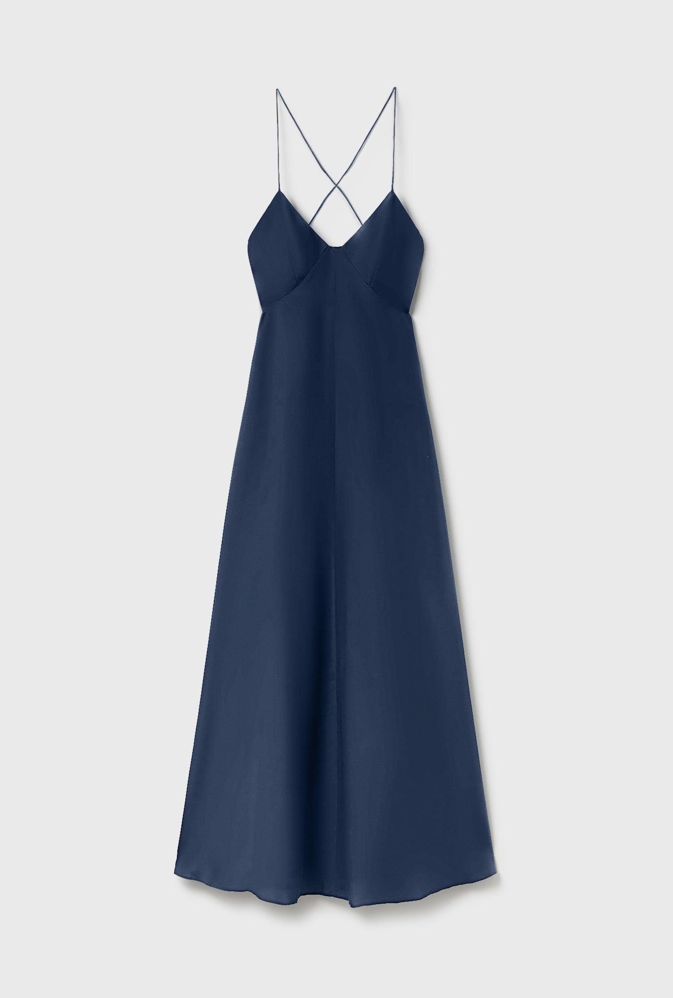 Robe longue maxi bleu nuit