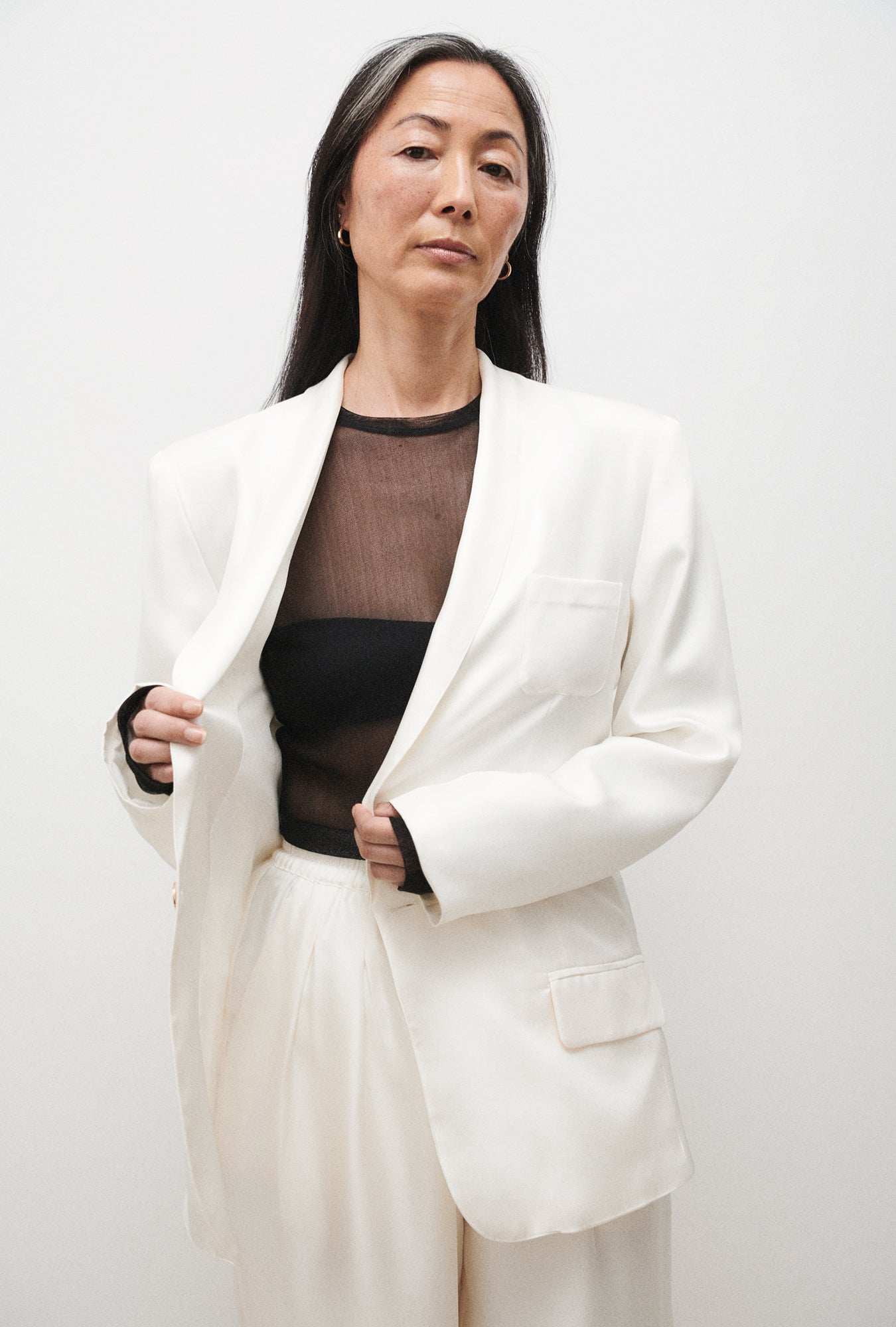 Blazer blanc sergé Miami