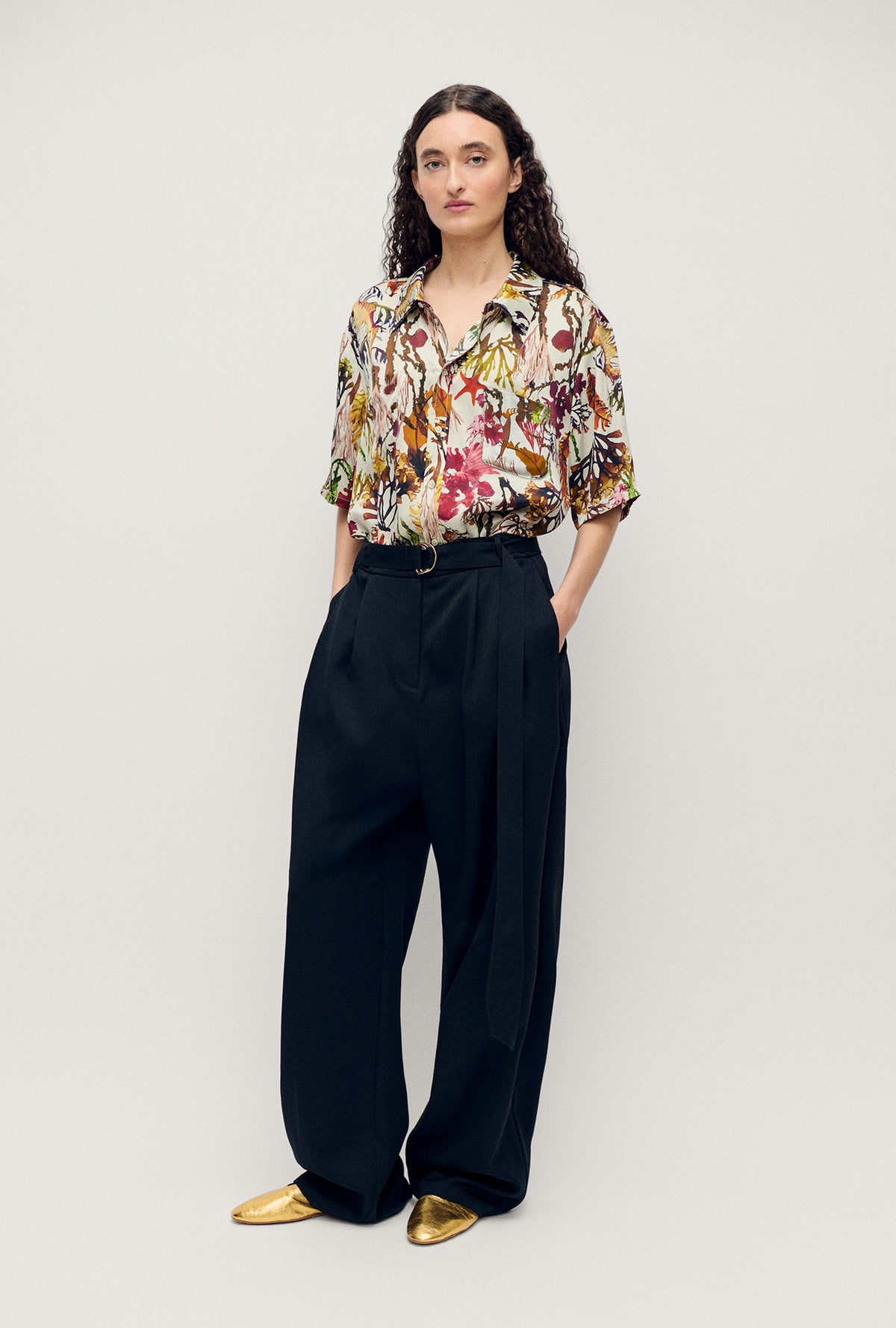 Chemise ample à manches courtes Planktonic