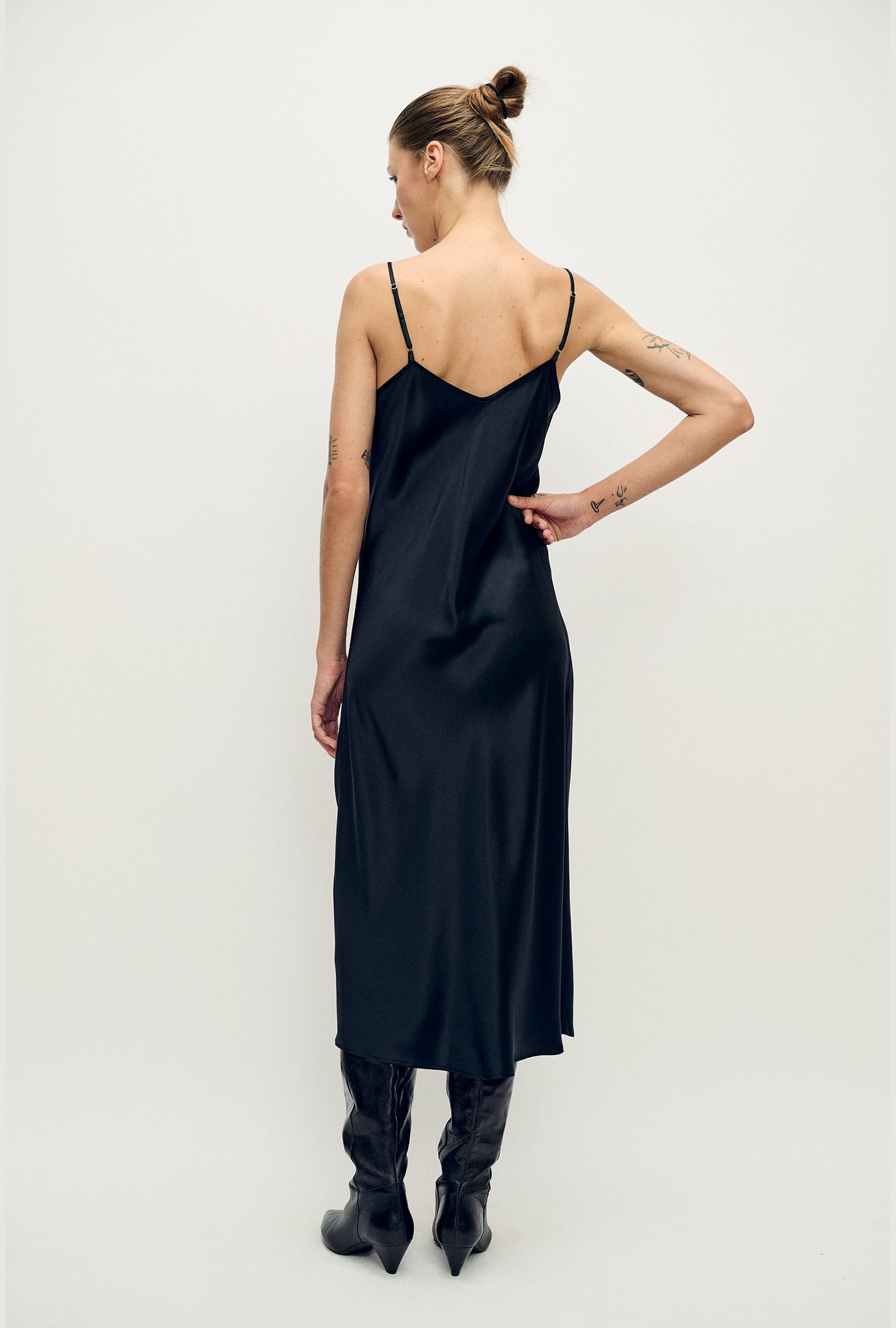 Robe Caraco Noire Années 90