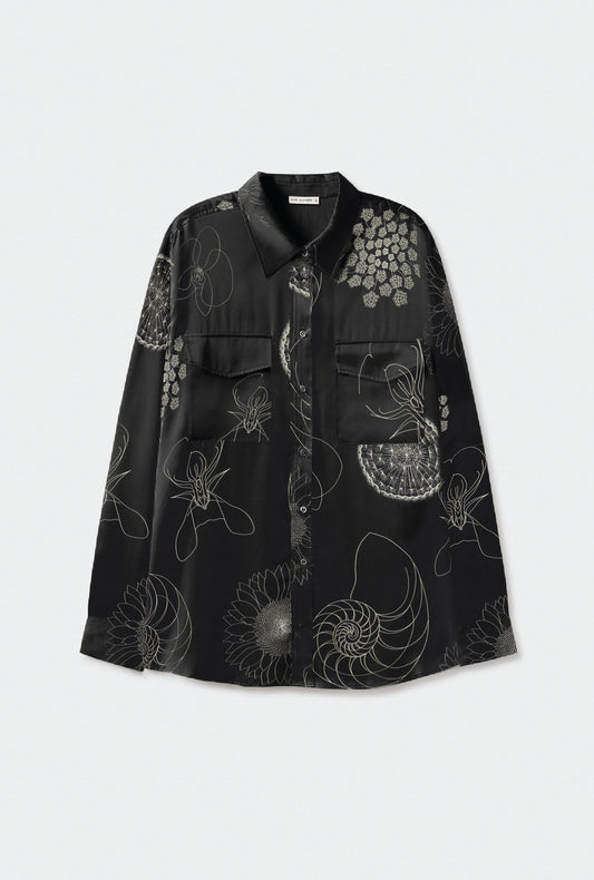 CHEMISE BOYFRIEND FIBONACCI NOIRE