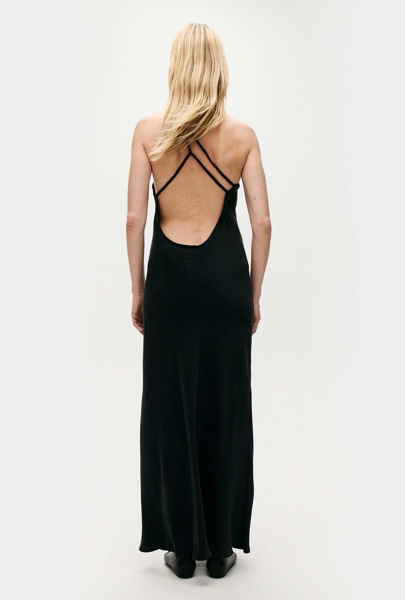 Robe évasée noire