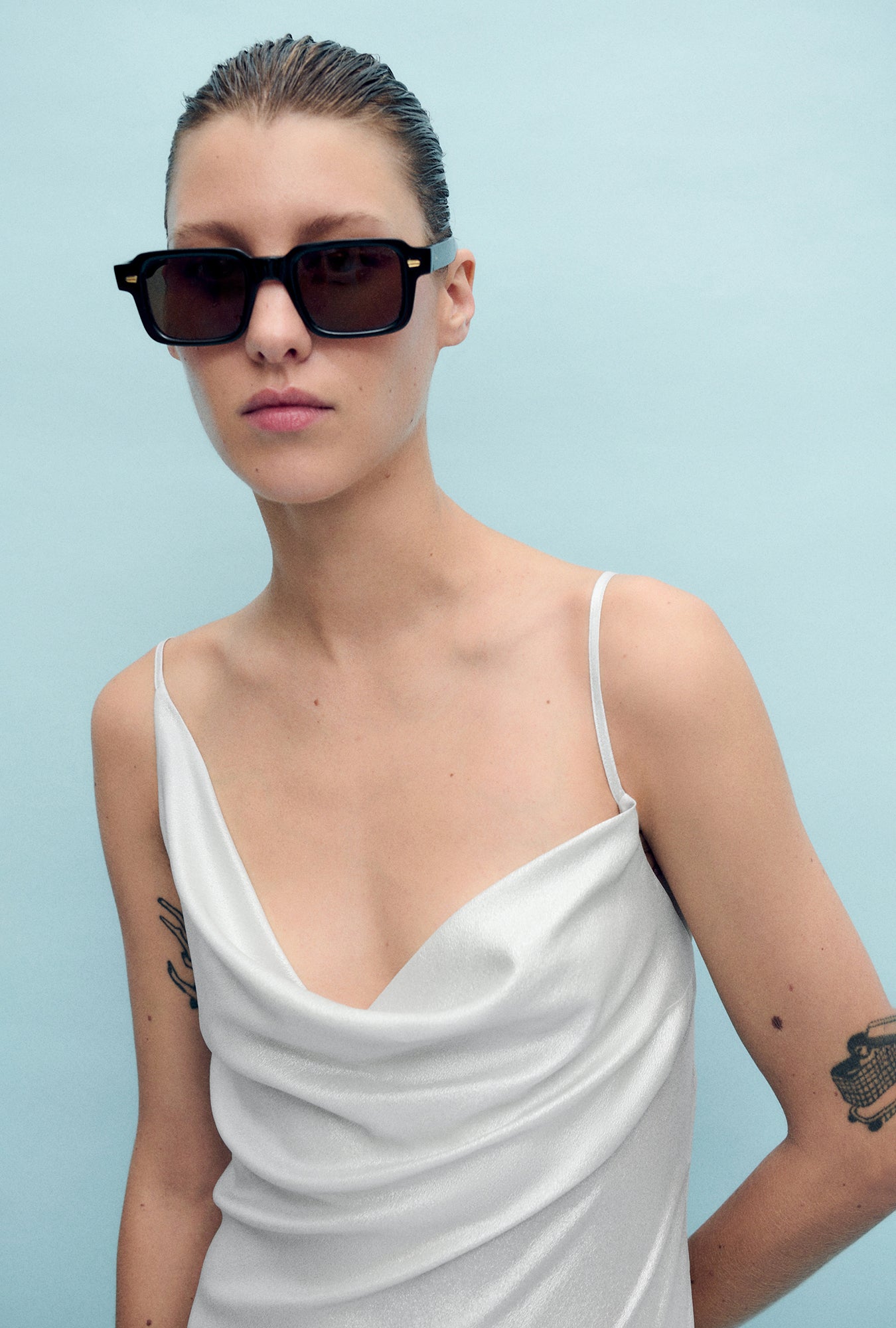 Robe Carrie Feuille argentée