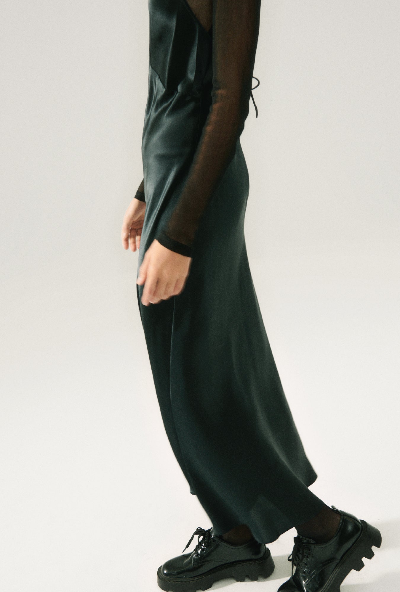Robe noire Deco Rouleau