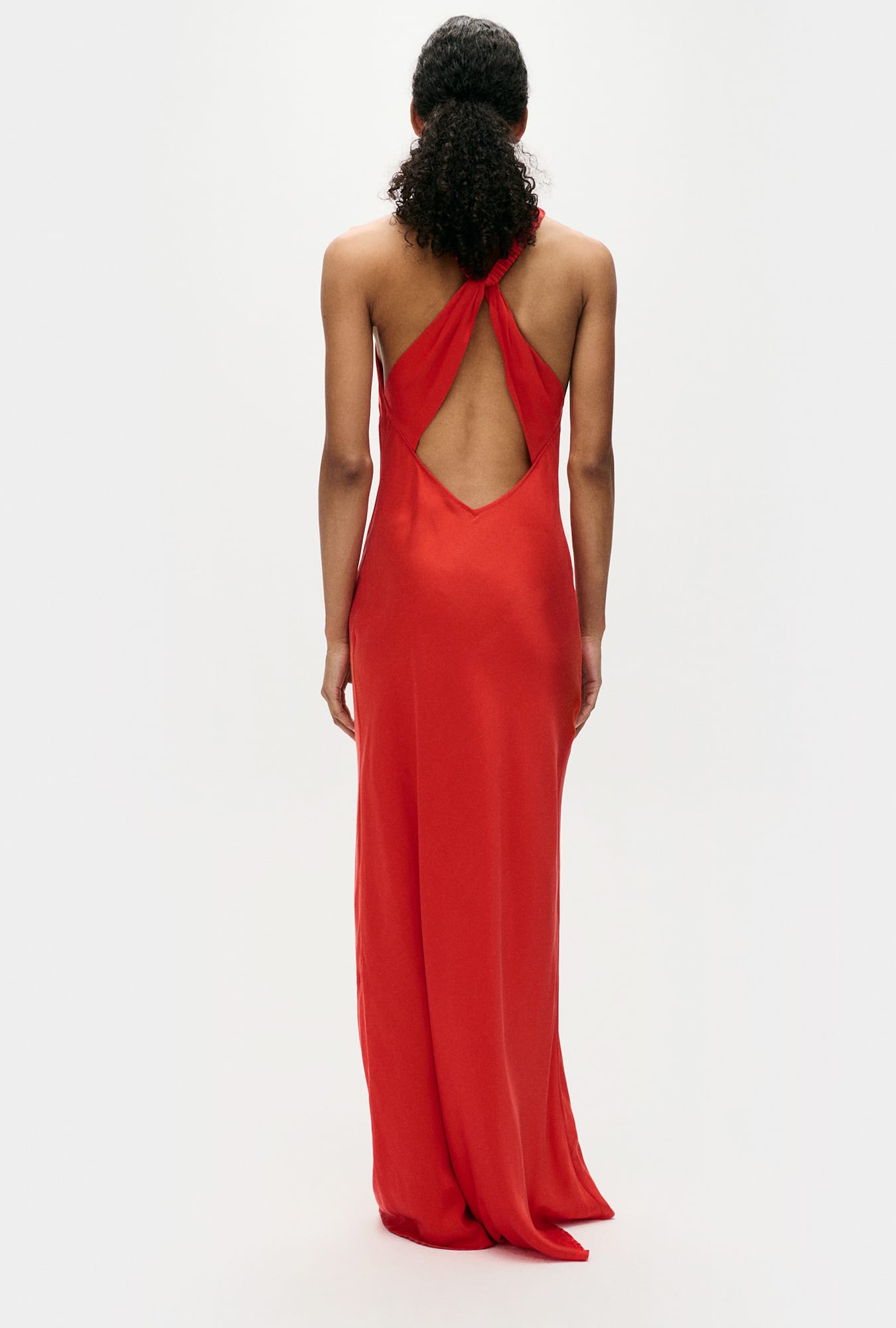 Robe asymétrique Géranium