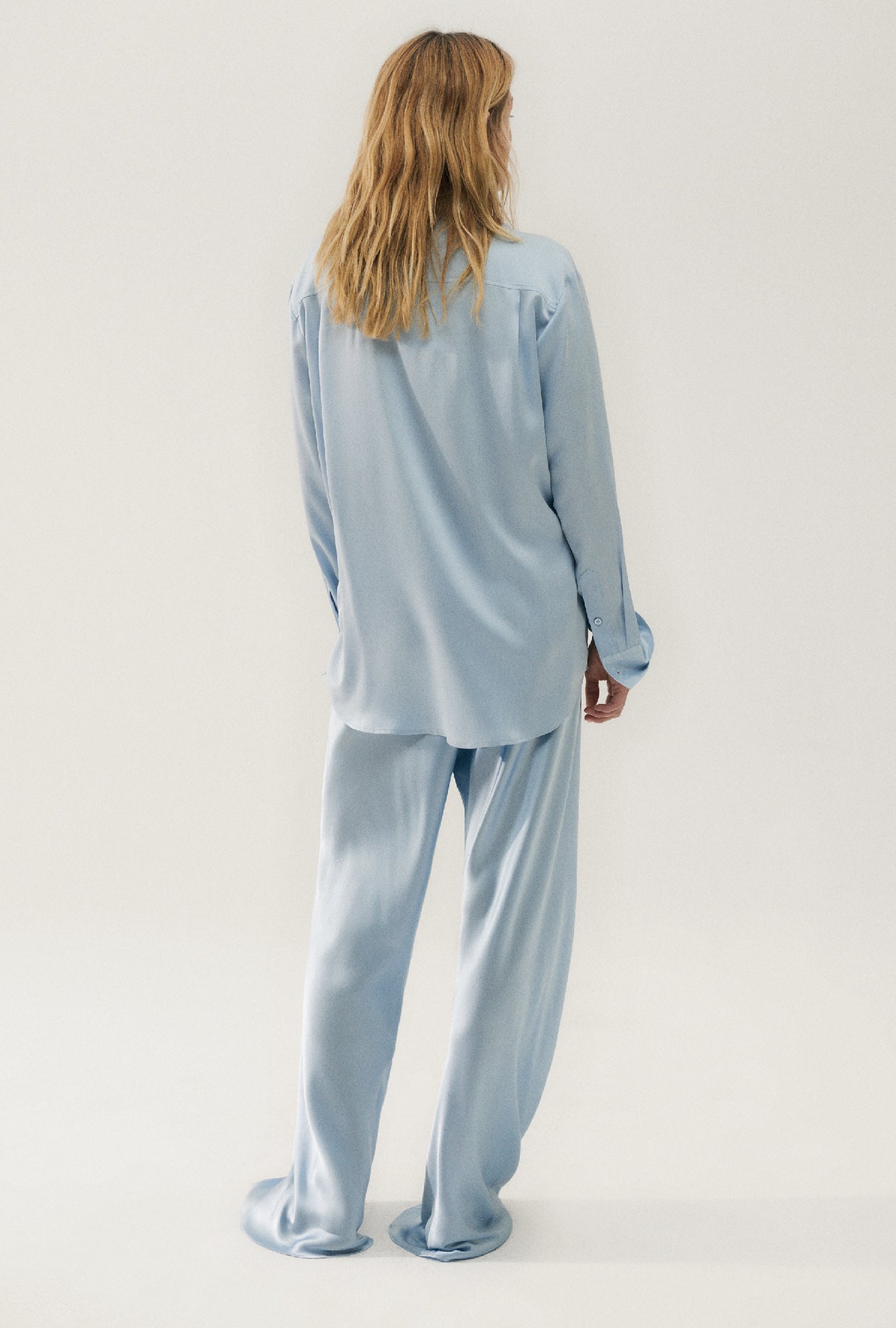 Chemise boyfriend ciel